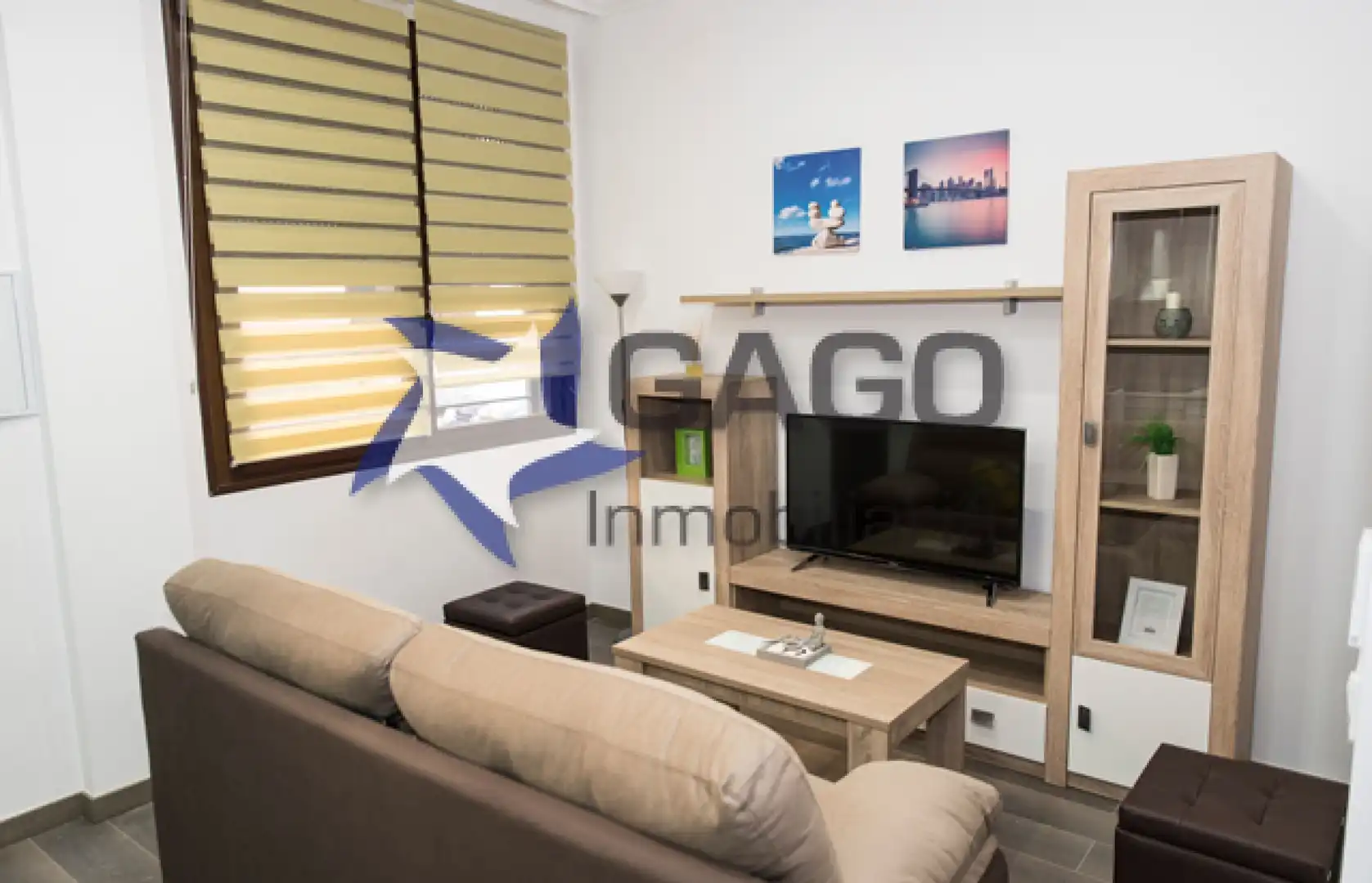 Sala de estar de Estudio de alquiler en Córdoba con Aire acondicionado