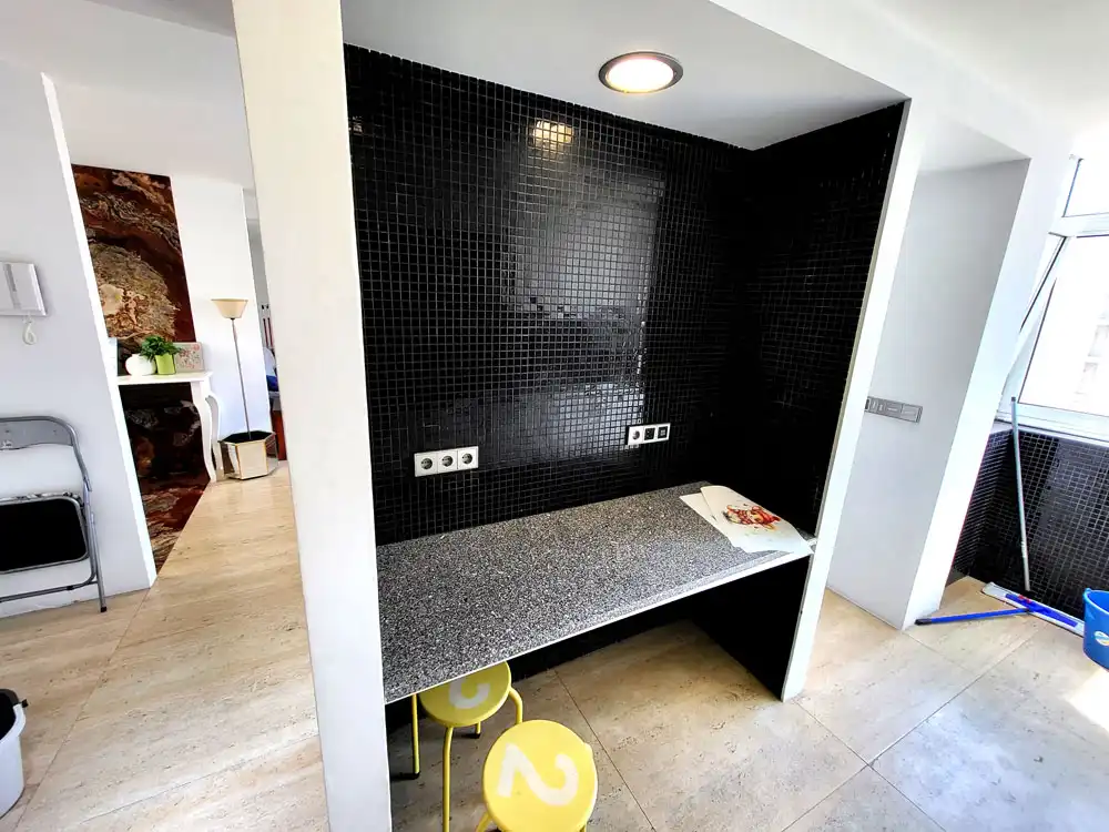 Baño de Piso de alquiler en Vigo  con Amueblado, Horno y Lavadora