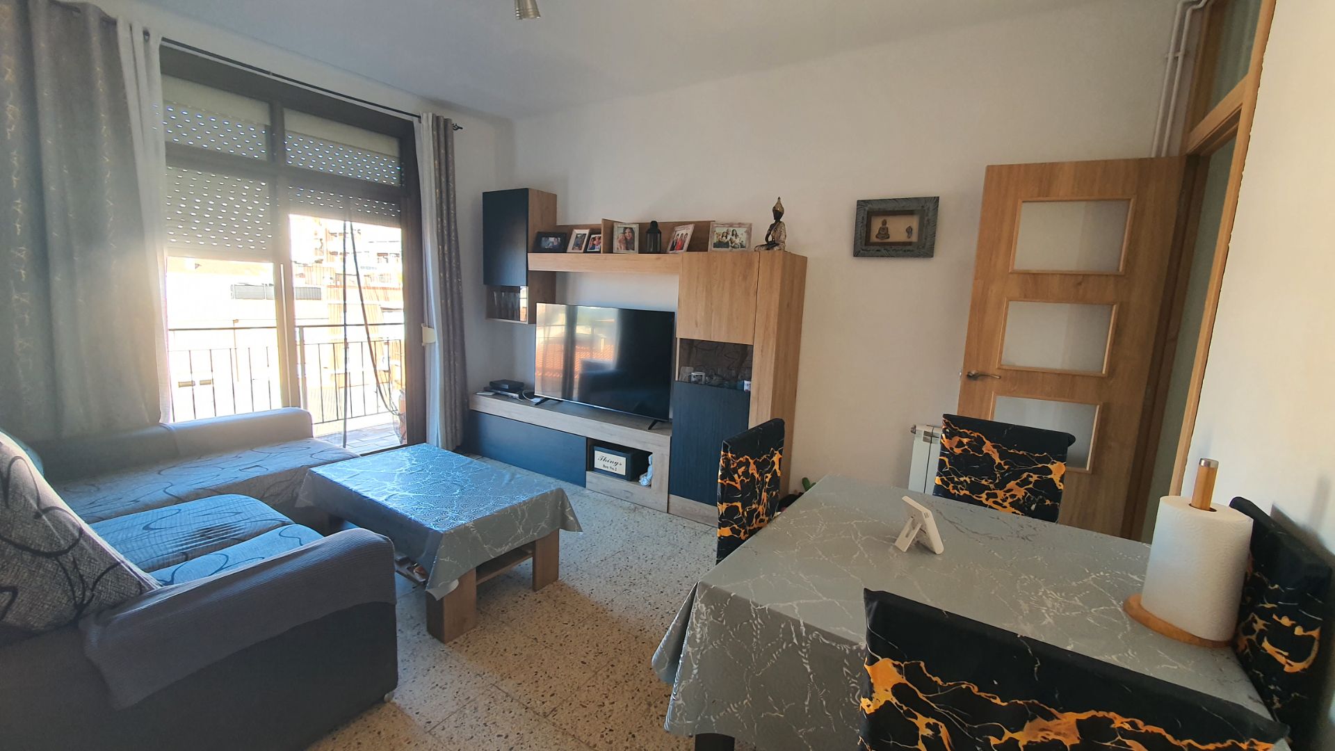 Living room of Attic for sale in Mataró  with Air Conditioner, Heating and Oven