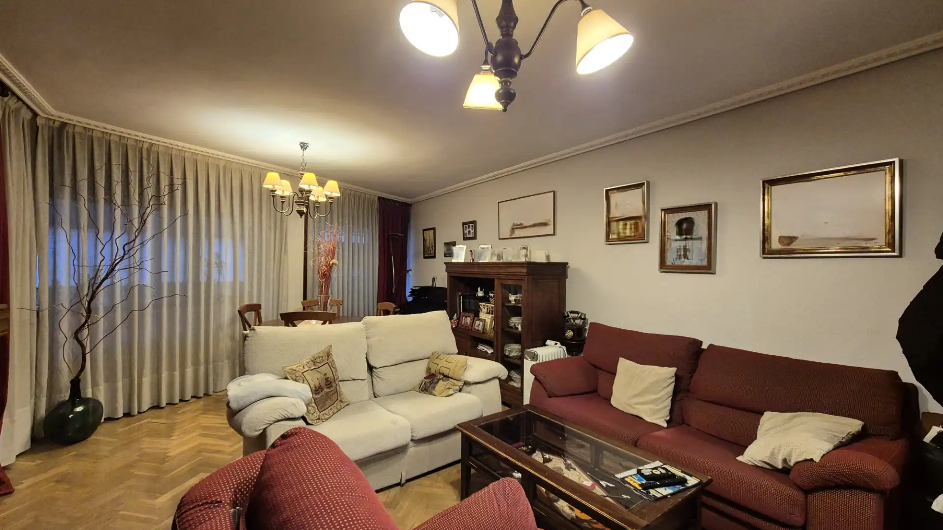 Wohnzimmer von Wohnung zum Verkauf in Palencia mit Balkon