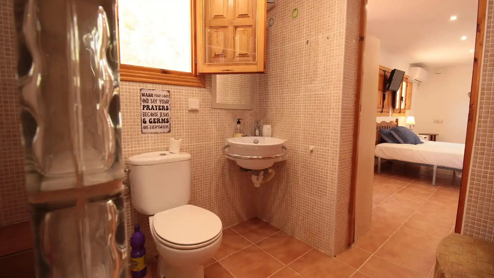 Bany de Finca rústica en venda en Alicante / Alacant amb Aire condicionat i Piscina