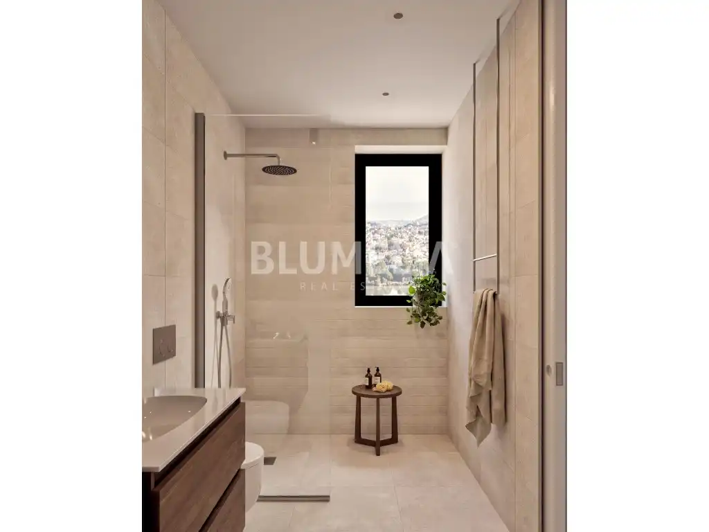 Baño de Apartamento en venta en Calpe / Calp con Aire acondicionado, Calefacción y Jardín privado