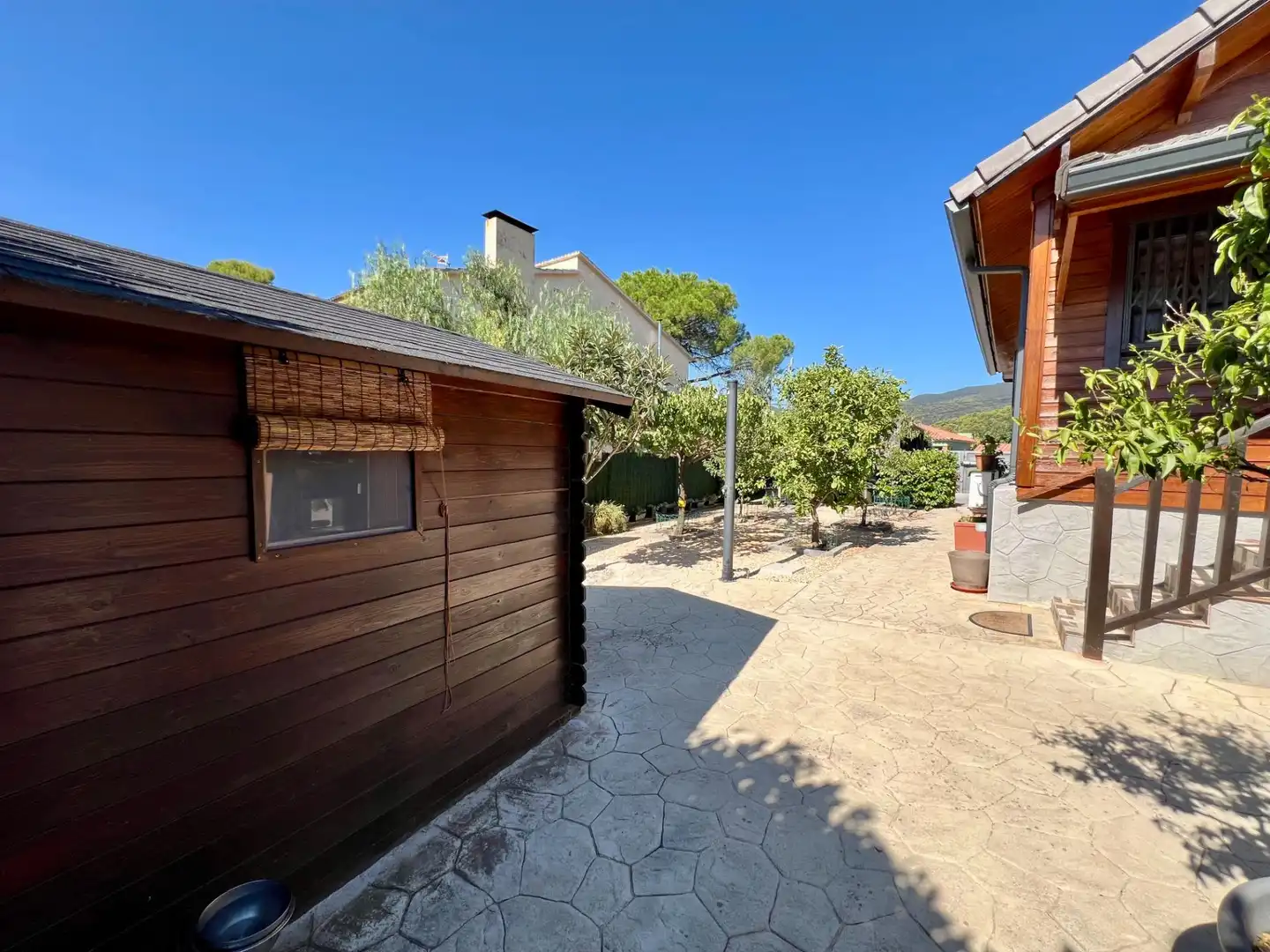 Vista exterior de Casa o chalet en venta en Cànoves I Samalús con Aire acondicionado, Calefacción y Jardín privado