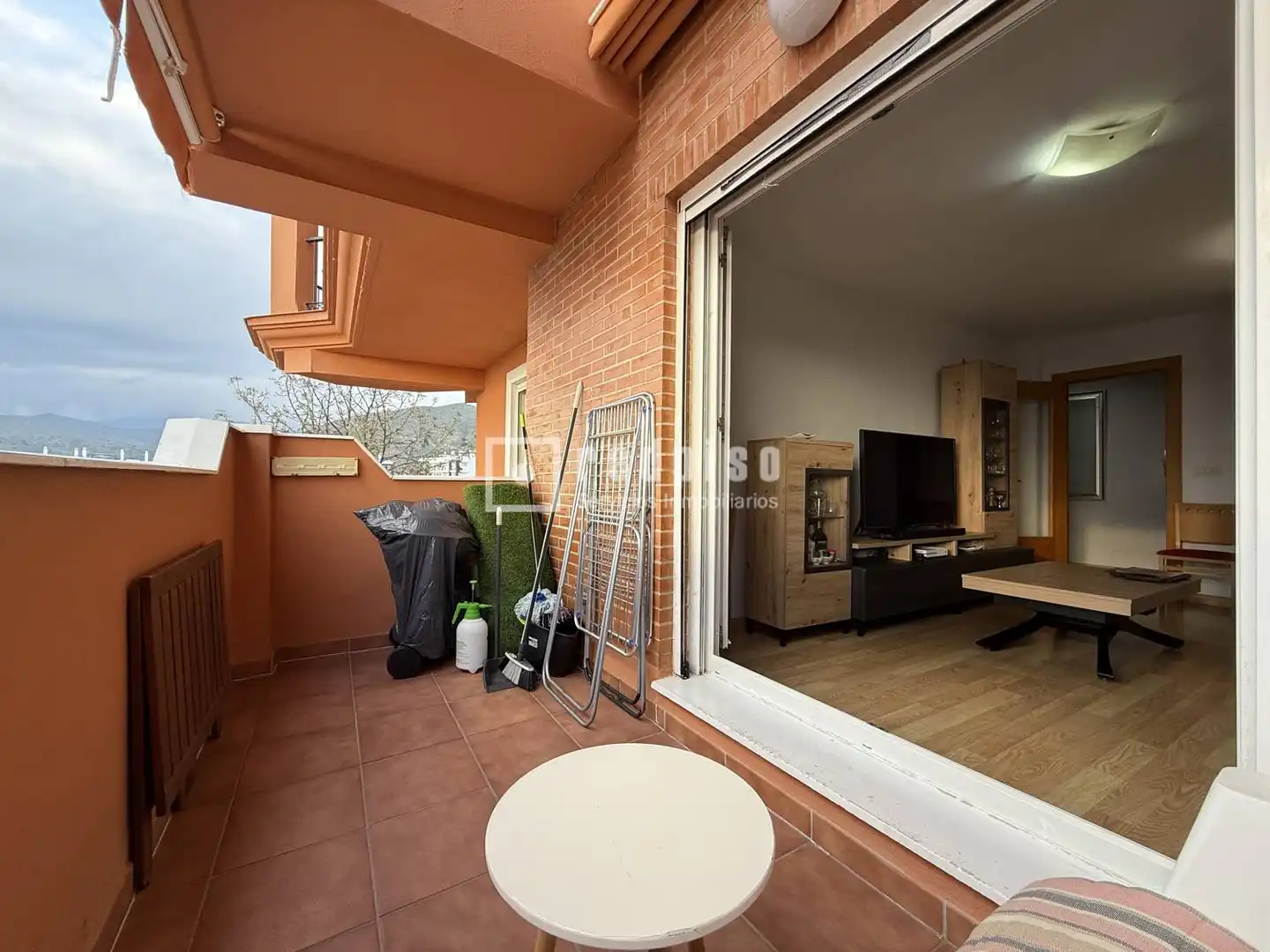 Terrasse von Wohnung zum Verkauf in Rincón de la Victoria mit Klimaanlage, Privatgarten und Terrasse