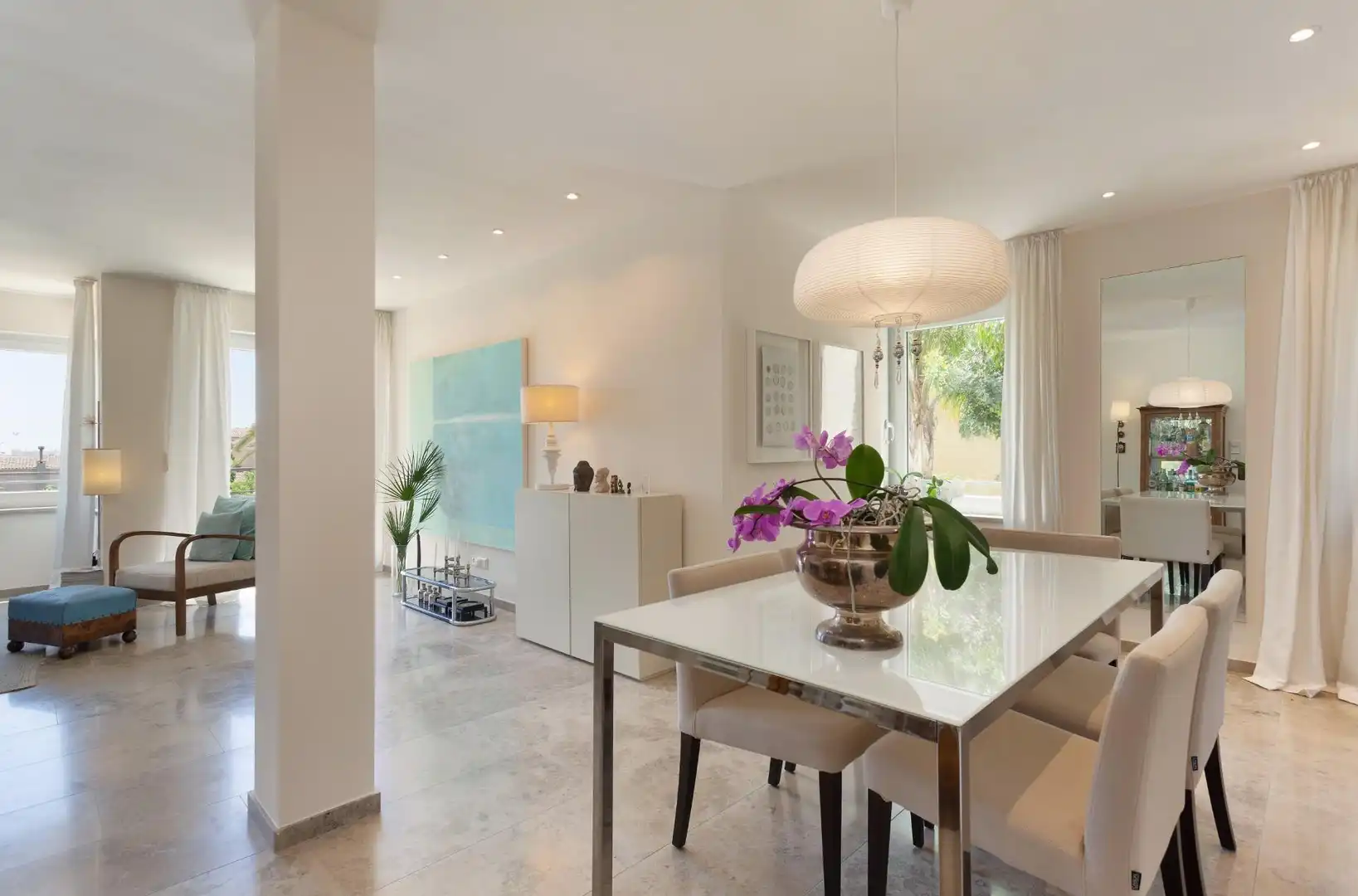 Menjador de Casa o xalet en venda en  Palma de Mallorca amb Aire condicionat, Jardí privat i Terrassa