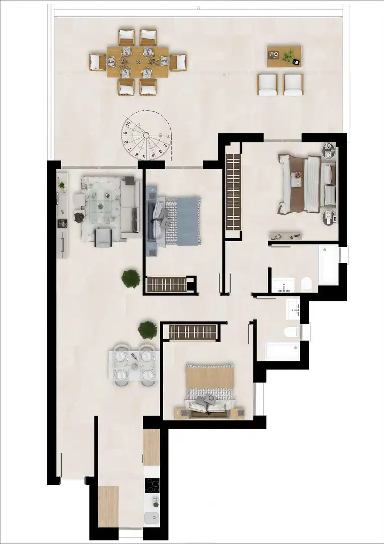 Apartments for sale in Estepona  with Air Conditioner, Heating and Terrace