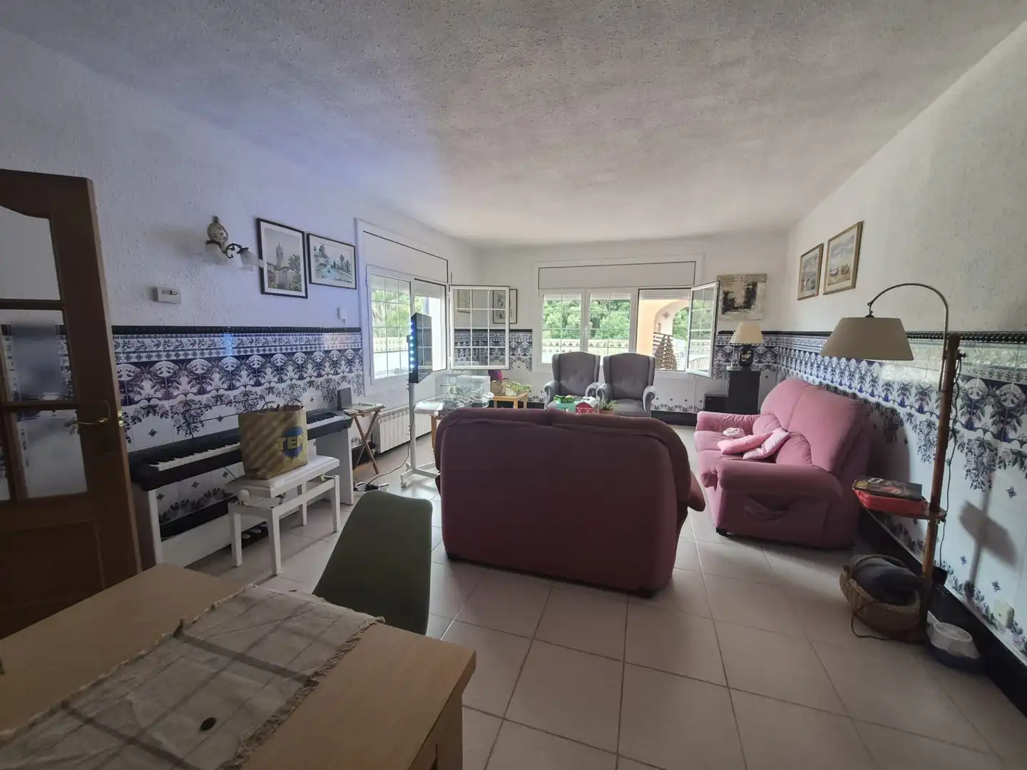 Living room of Houses for sale in Calella  with Air Conditioner, Heating and Terrace