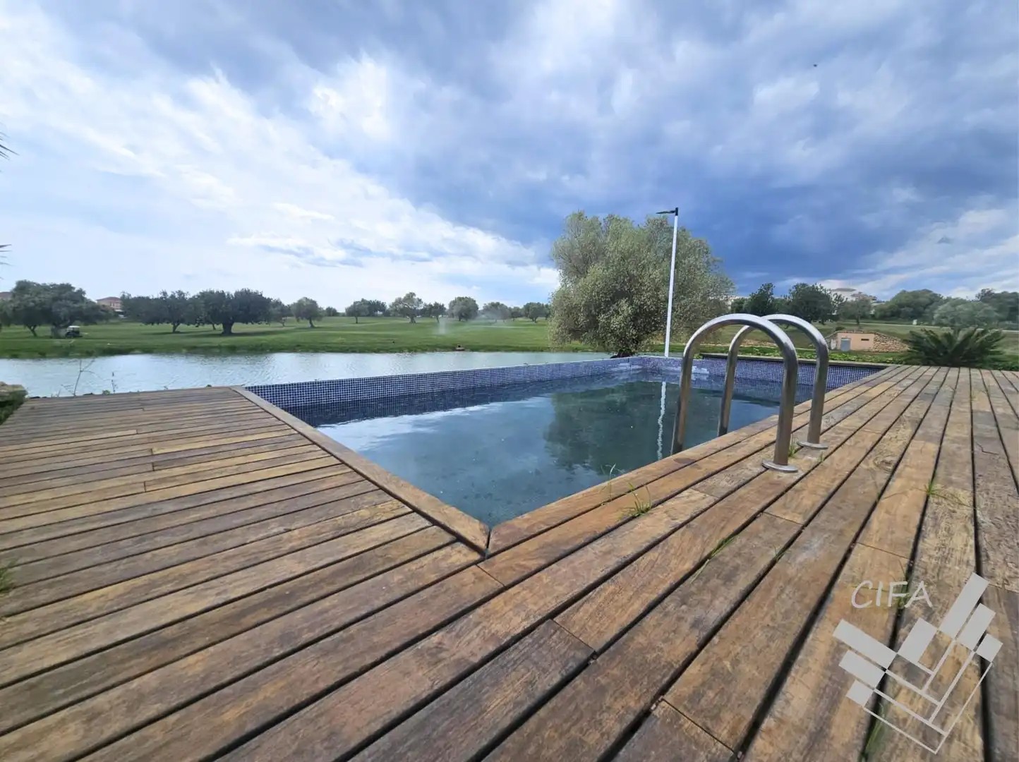 Piscina de Casa o chalet en venta en San Jorge / Sant Jordi con Terraza y Amueblado