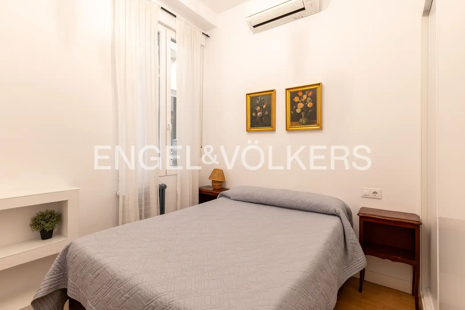 Schlafzimmer von Wohnung zum Verkauf in Madrid mit Klimaanlage, Heizung und Parkett