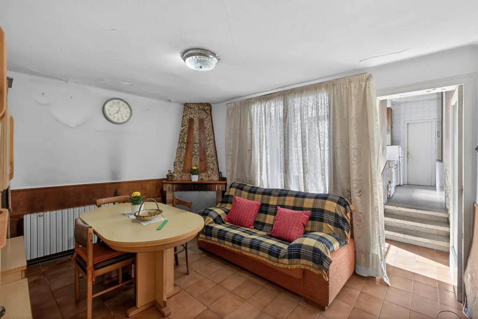 Sala de estar de Casa adosada en venta en Arbúcies