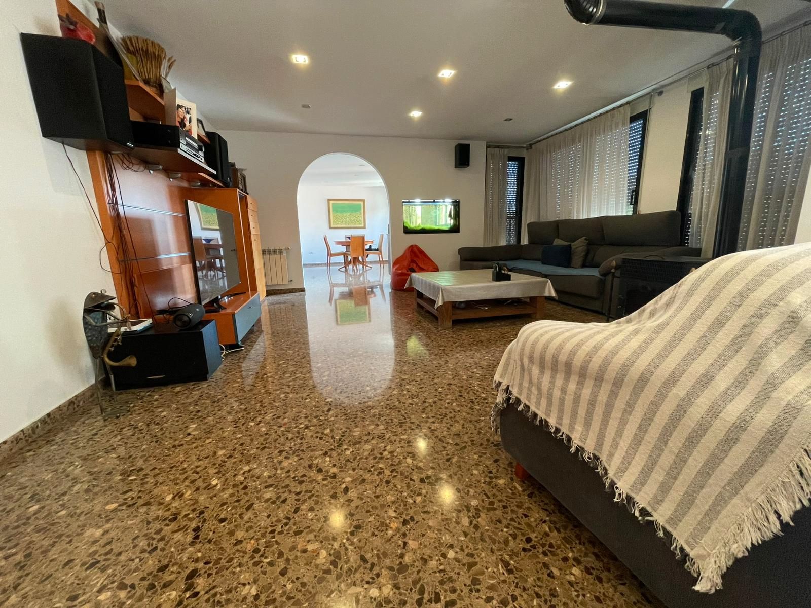 Sala d'estar de Dúplex en venda en Vila-real amb Calefacció, Terrassa i Forn