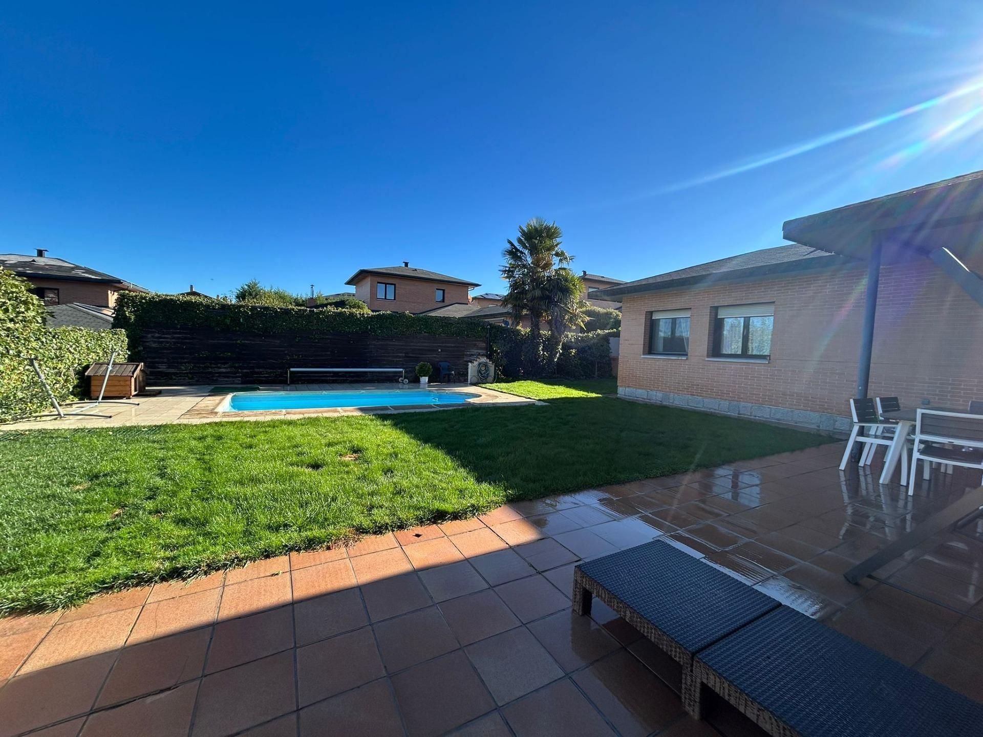 Swimming pool of House or chalet for sale in Cabanillas del Campo  with Heating, Private garden and Terrace