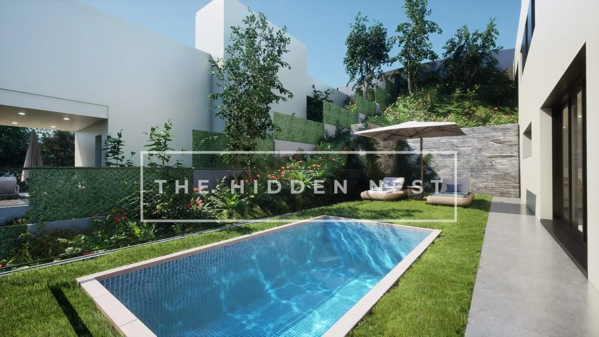 Piscina de Casa o xalet en venda en Matadepera