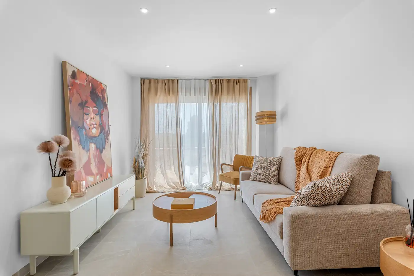 Sala de estar de Piso en venta en Jacarilla con Trastero, Balcón y Piscina comunitaria