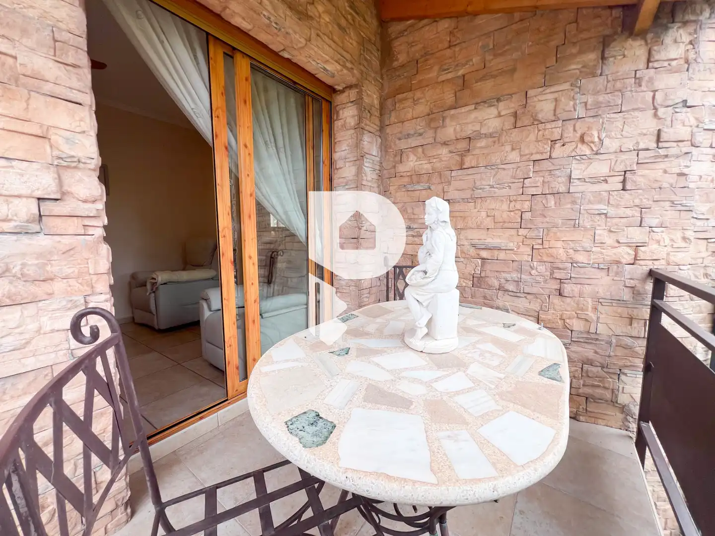 Terrassa de Casa o xalet en venda en Vallirana amb Aire condicionat, Calefacció i Jardí privat