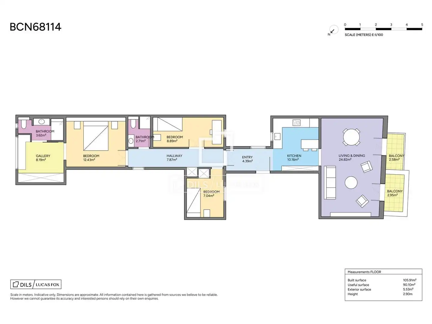 Piso en venta en Barcelona con Aire acondicionado, Terraza y Balcón