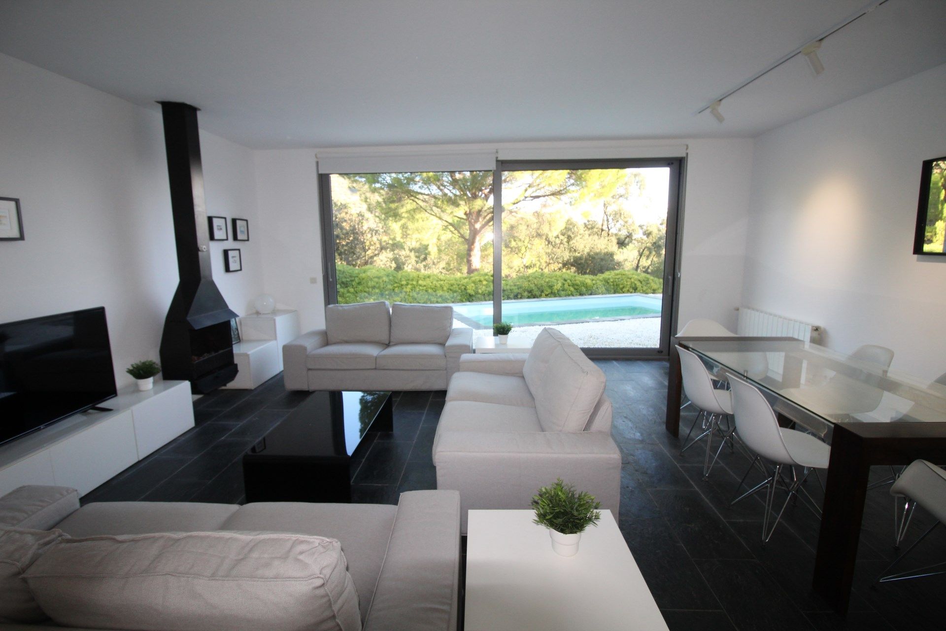 Living room of House or chalet for sale in La Selva de Mar  with Heating, Terrace and Swimming Pool