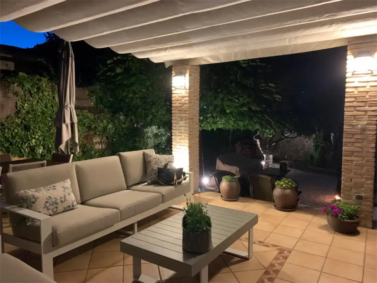Terraza de Casa o chalet en venta en Manzanares El Real con Aire acondicionado, Jardín privado y Trastero