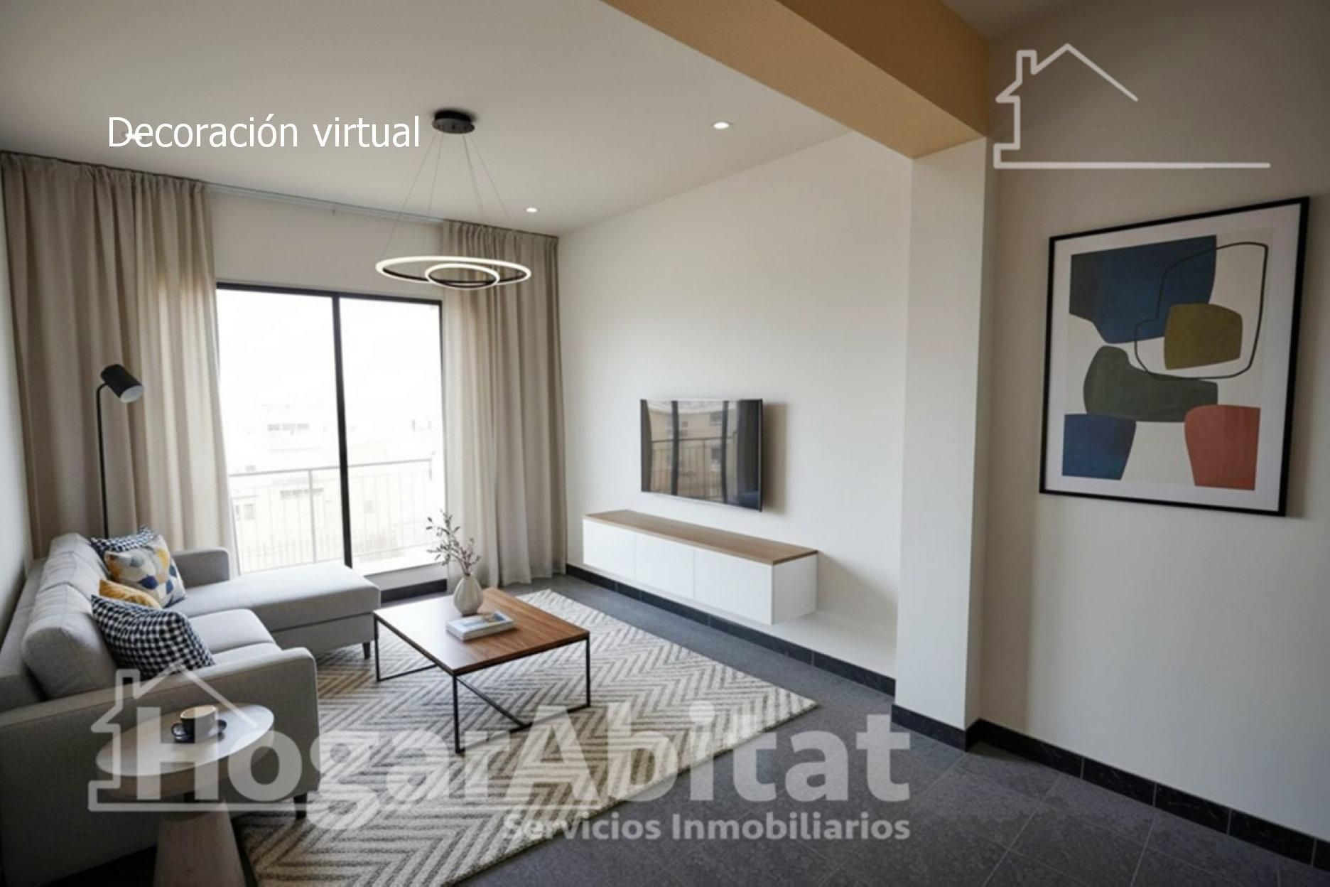 Sala d'estar de Pis en venda en Burriana / Borriana amb Terrassa