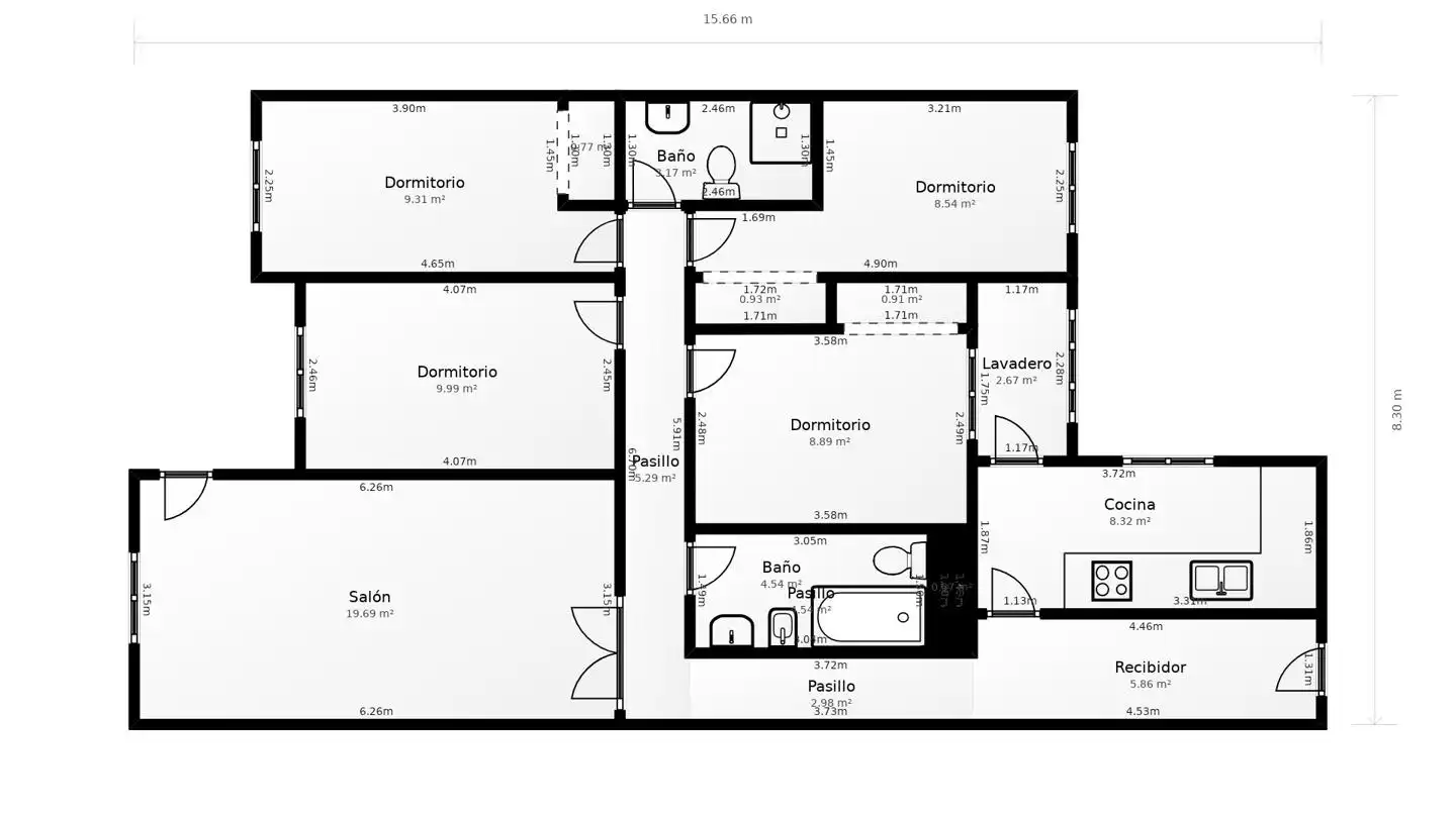 Piso en venta en Ávila con Calefacción, Parquet y Terraza