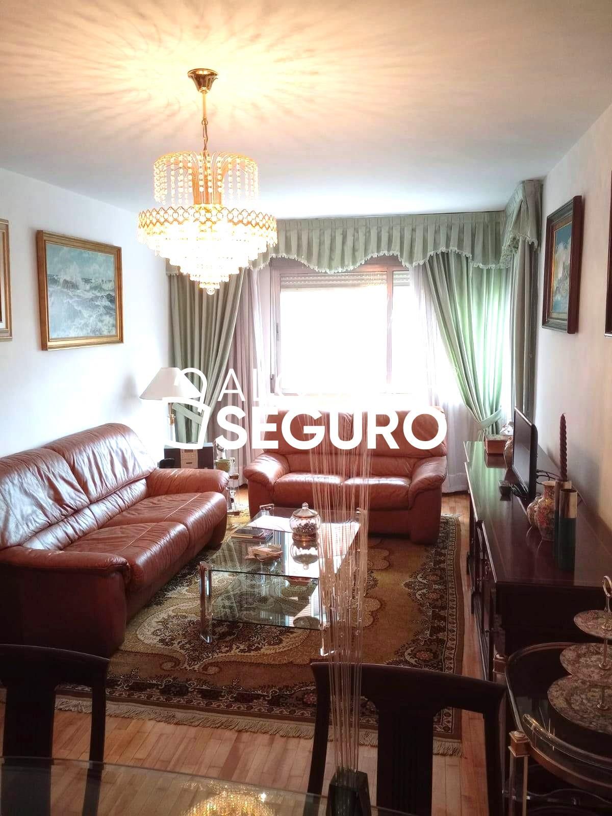 Sala d'estar de Pis de lloguer en Valladolid Capital amb Aire condicionat, Calefacció i Moblat