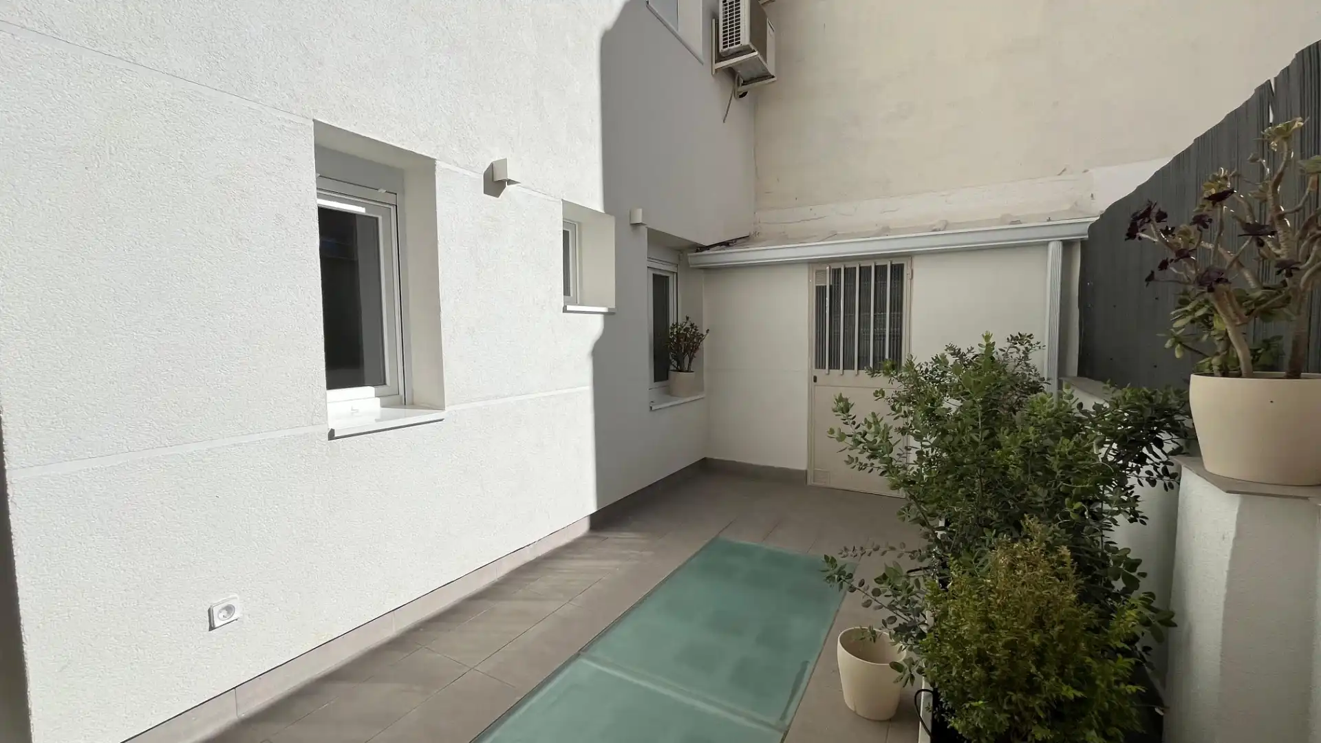 Terrasse von Wohnung zur Miete in Madrid mit Klimaanlage, Möbliert und Ofen