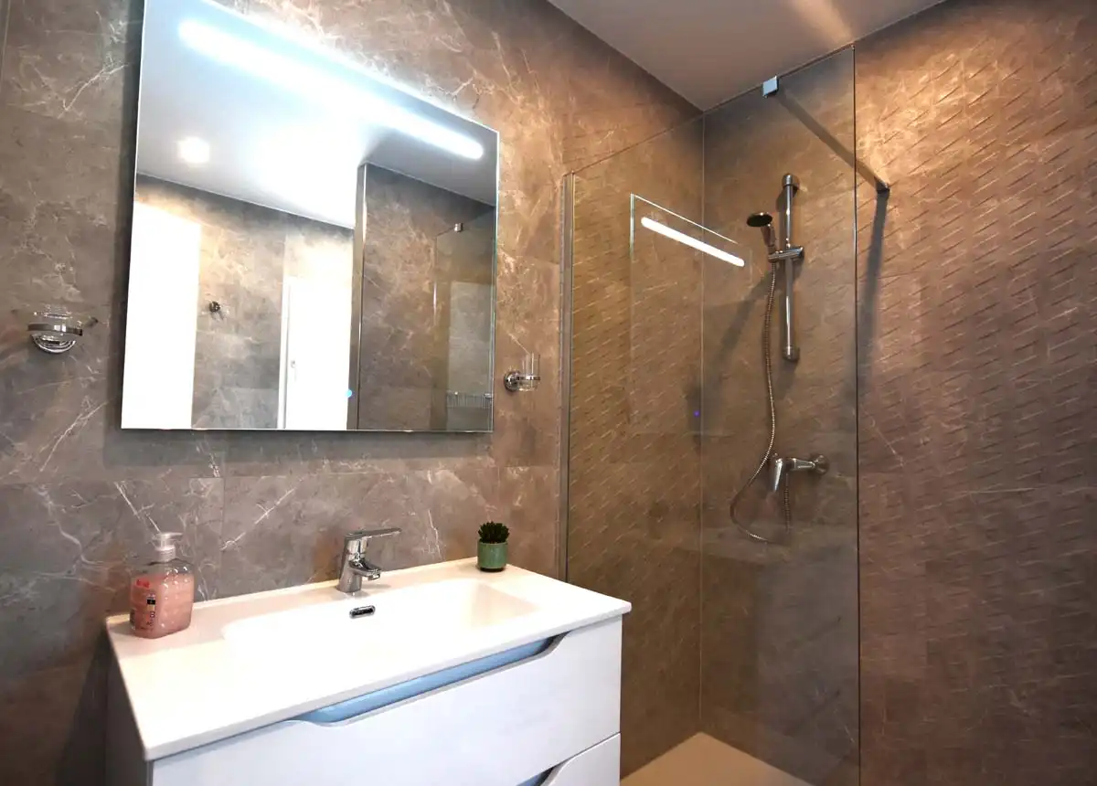 Baño de Casa o chalet en venta en Calpe / Calp con Aire acondicionado, Jardín privado y Terraza