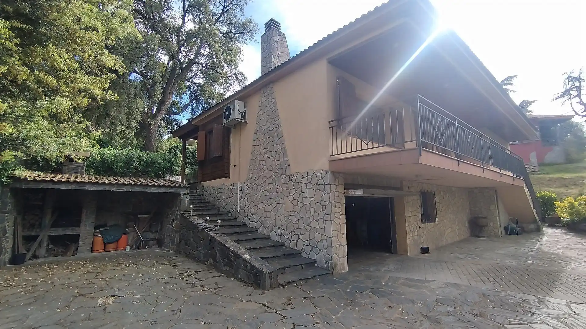 Außenansicht von Haus oder Chalet zum Verkauf in Sant Pere de Vilamajor mit Klimaanlage, Heizung und Privatgarten