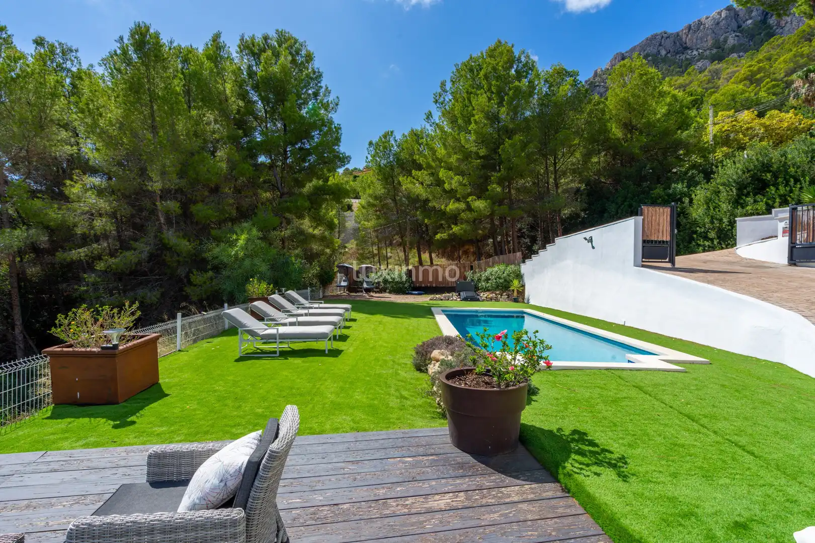Garten von Haus oder Chalet zum Verkauf in Calpe / Calp mit Klimaanlage, Heizung und Terrasse