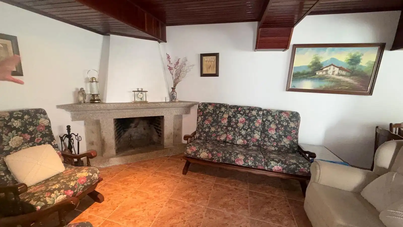 Sala d'estar de Casa o xalet de lloguer en Trasmiras amb Calefacció, Moblat i Balcó
