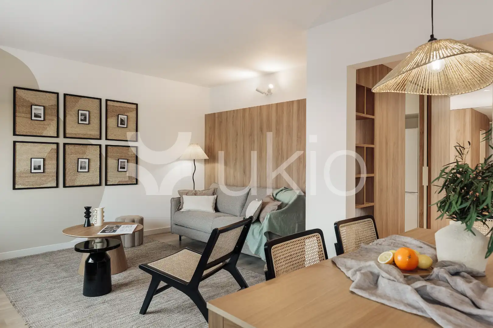 Sala d'estar de Apartament de lloguer en Barcelona amb Aire condicionat, Calefacció i Moblat