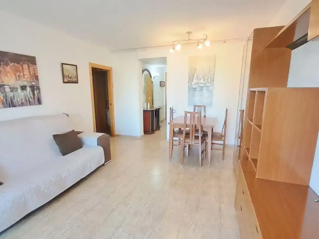 Sala de estar de Piso en venta en Sant Pol de Mar con Piscina