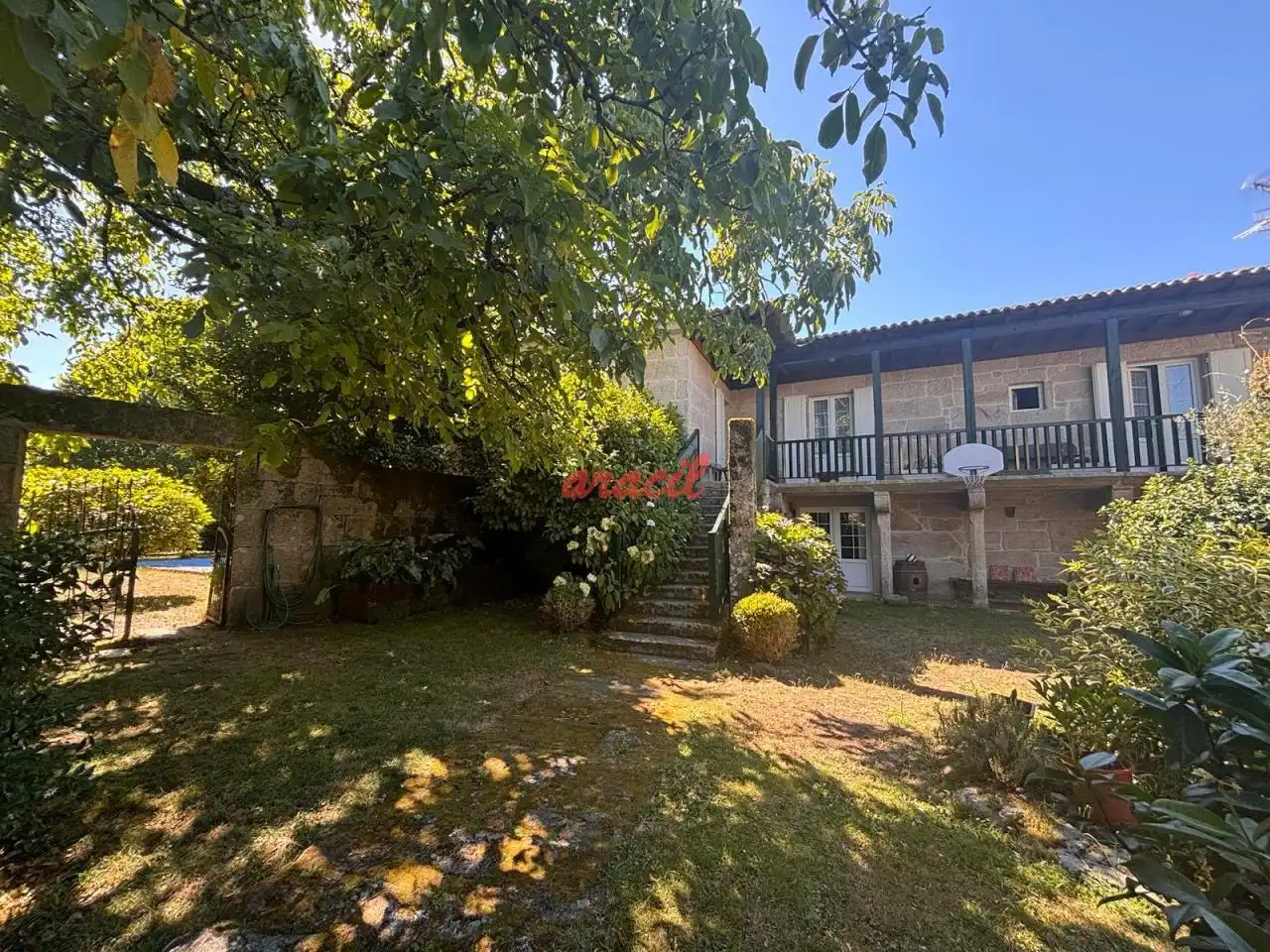 Vista exterior de Finca rústica en venda en Vilamarín amb Calefacció, Jardí privat i Terrassa