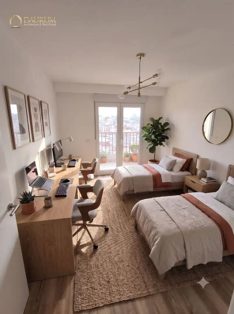 Schlafzimmer von Wohnung zum Verkauf in Alicante / Alacant mit Klimaanlage, Terrasse und Balkon