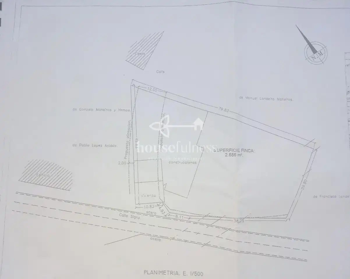 Residential land for sale in A Malata - Catabois - Ciudad Jardín, imagen 3