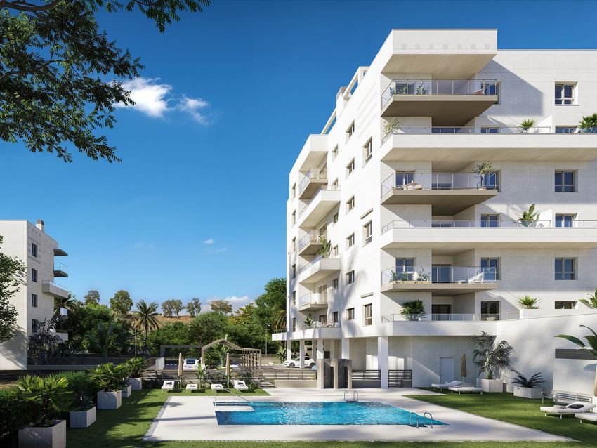 Exterior view of Apartment for sale in Vélez-Málaga  with Air Conditioner, Terrace and Swimming Pool