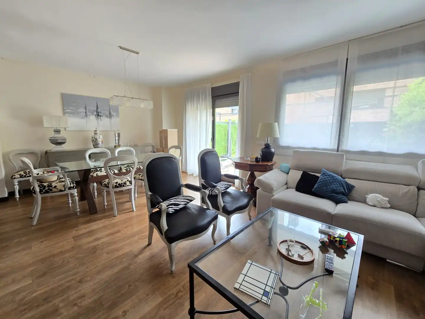 Sala de estar de Casa o chalet en venta en Meco con Aire acondicionado, Calefacción y Parquet