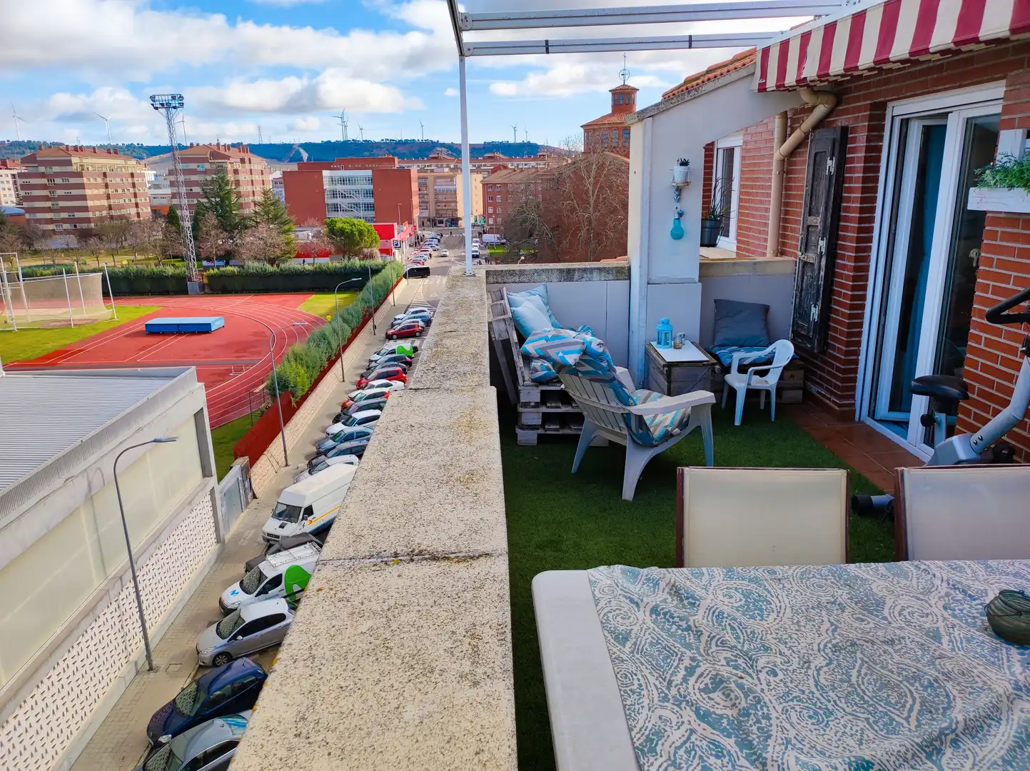 Terrace of Attic for sale in Palencia  with Air Conditioner, Heating and Parquet flooring