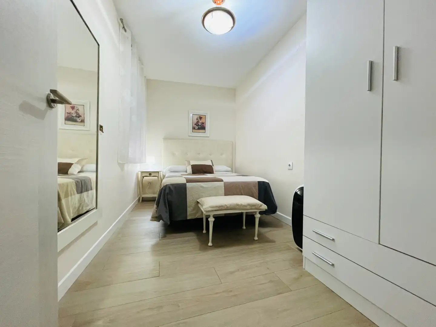 Bedroom of Flat for sale in La Guardia  with Air Conditioner, Heating and Furnished