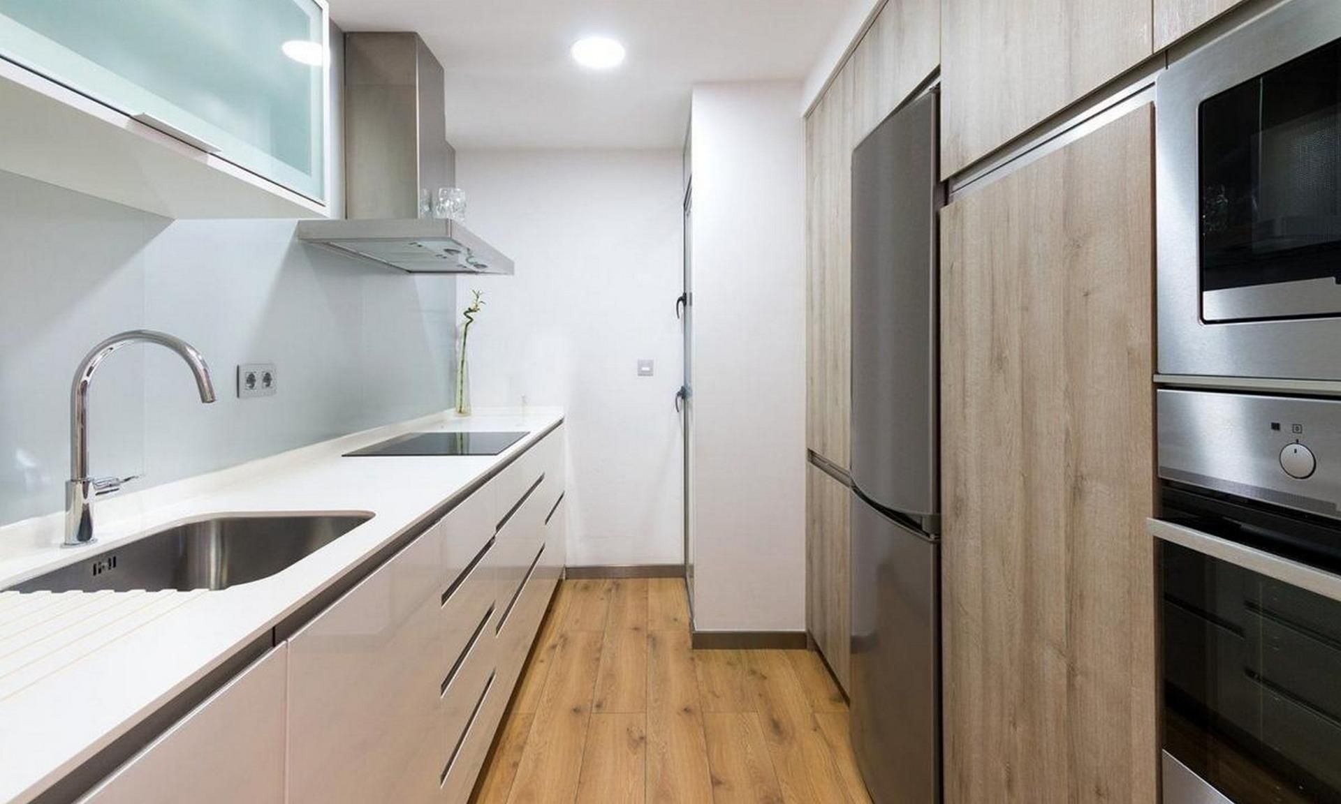 Kitchen of Apartment to rent in  Tarragona Capital  with Air Conditioner and Balcony