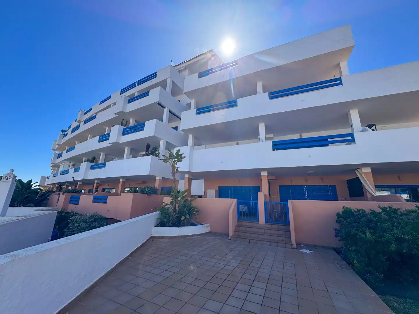 Exterior view of Apartments for sale in Manilva  with Air Conditioner, Heating and Terrace