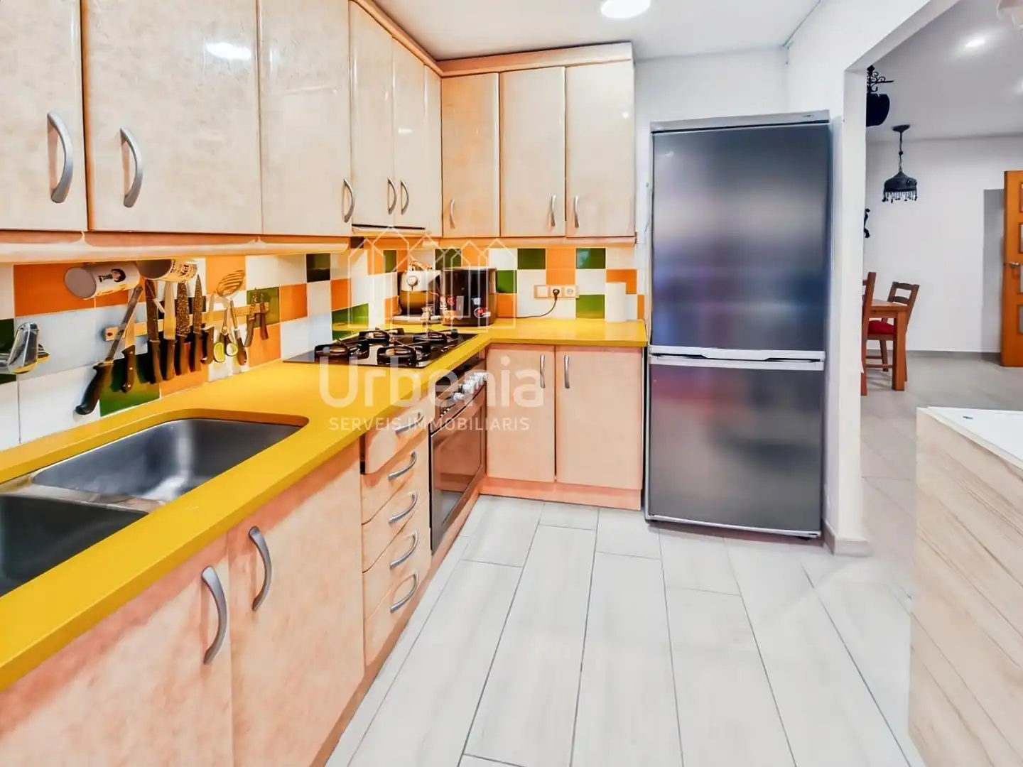 Kitchen of Flat for sale in Mataró  with Heating, Terrace and Storage room