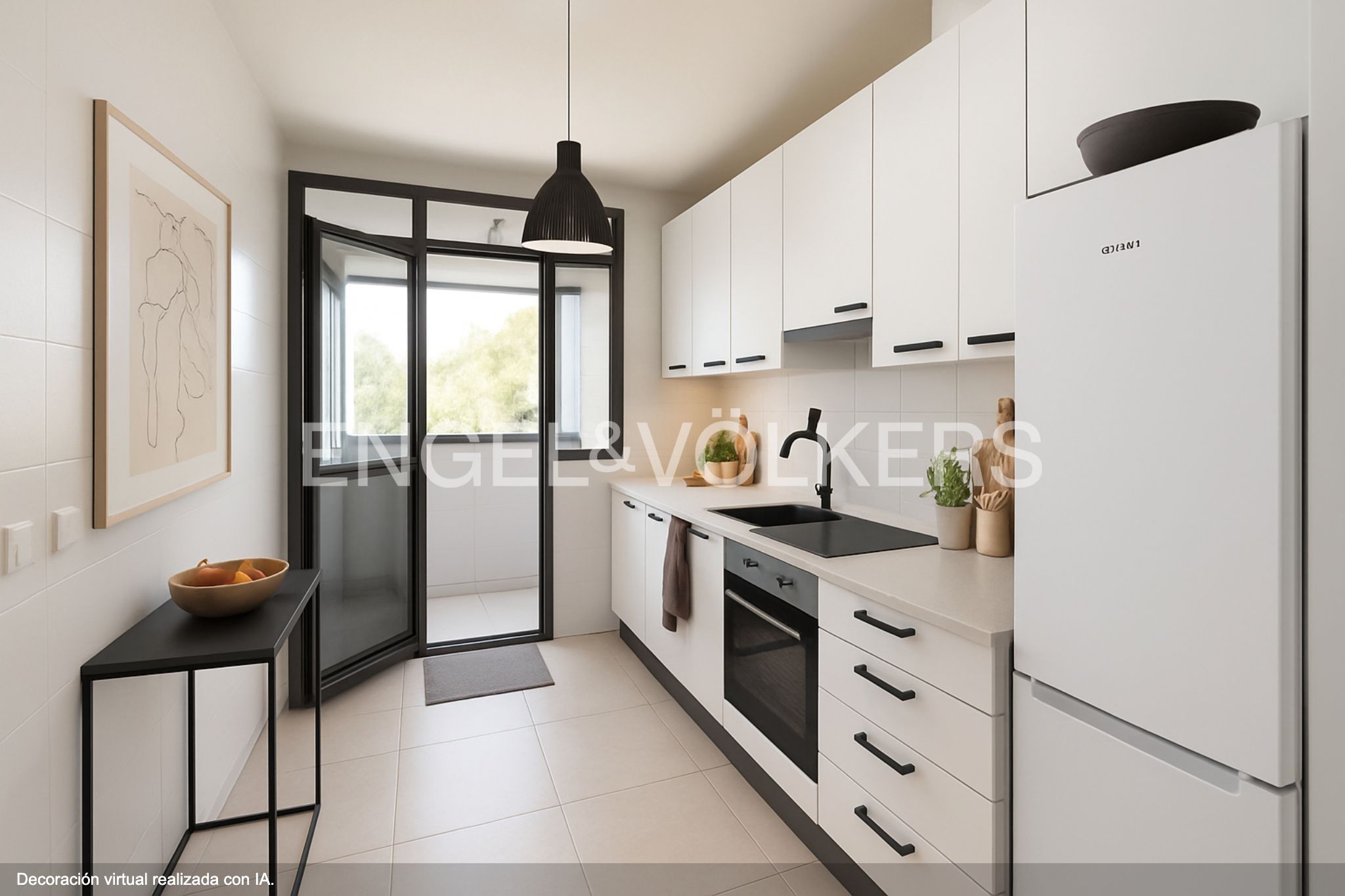 Cuina de Apartament en venda en  Madrid Capital amb Aire condicionat, Calefacció i Traster