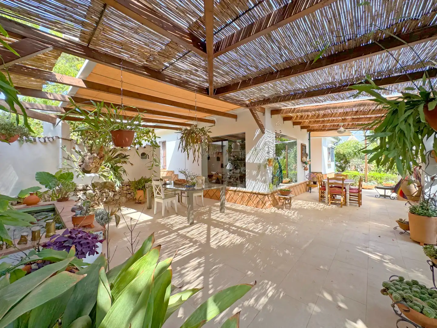 Terrassa de Casa o xalet en venda en Alhaurín de la Torre amb Aire condicionat, Calefacció i Jardí privat