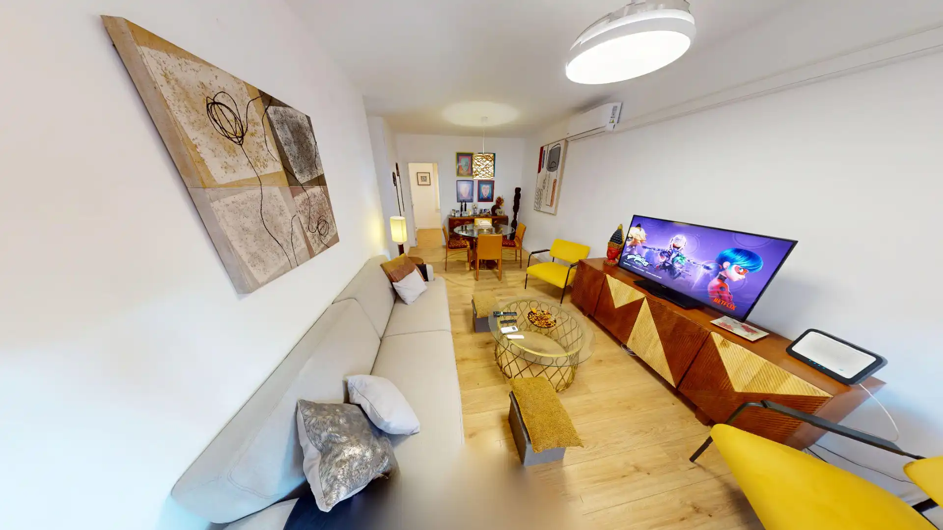 Sala d'estar de Pis en venda en Alicante / Alacant amb Aire condicionat, Calefacció i Parquet