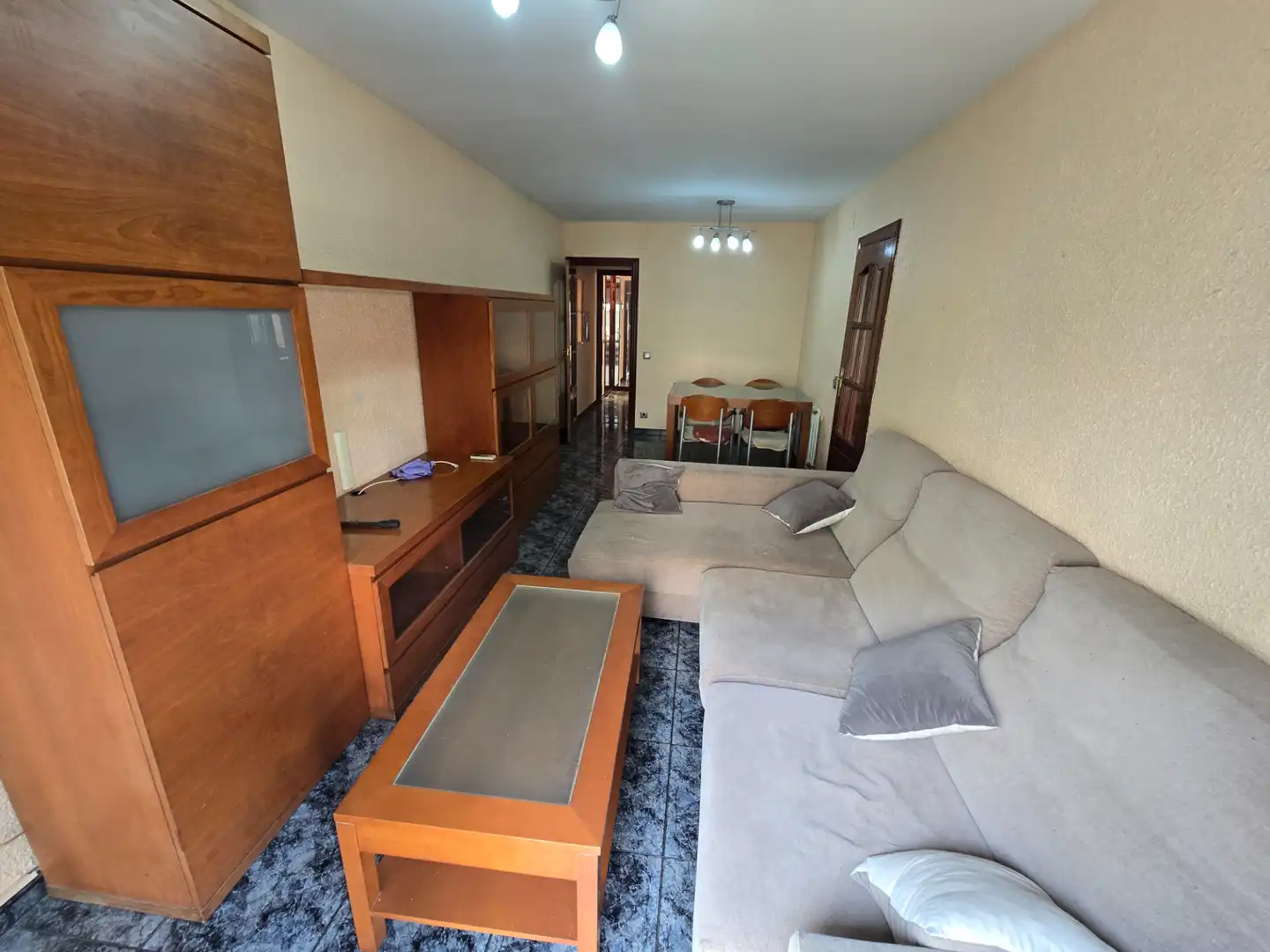 Wohnzimmer von Dachboden zum Verkauf in Barcelona mit Klimaanlage, Heizung und Möbliert