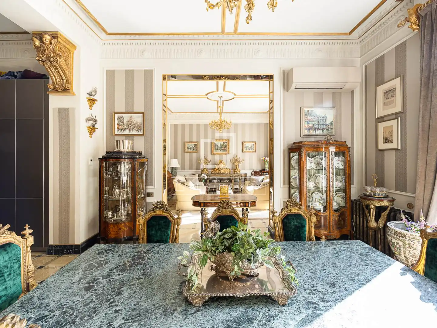 Dining room of Flat for sale in Barcelona  with Air Conditioner, Heating and Furnished