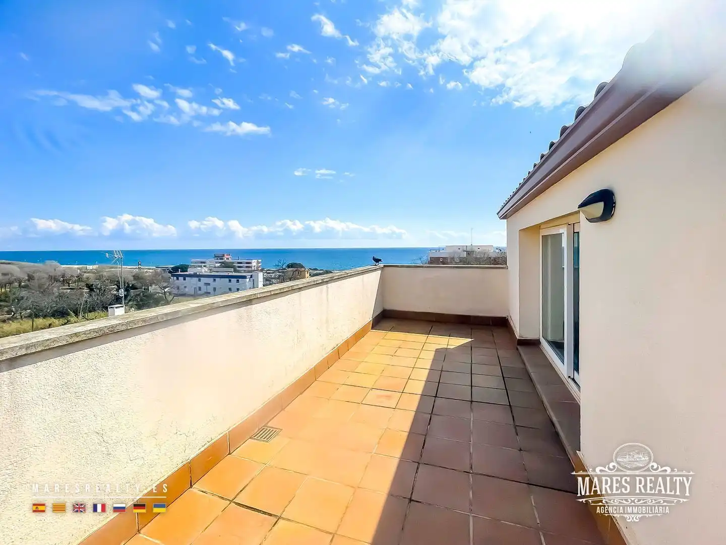 Terraza de Casa adosada en venta en Canet de Mar con Aire acondicionado, Calefacción y Jardín privado