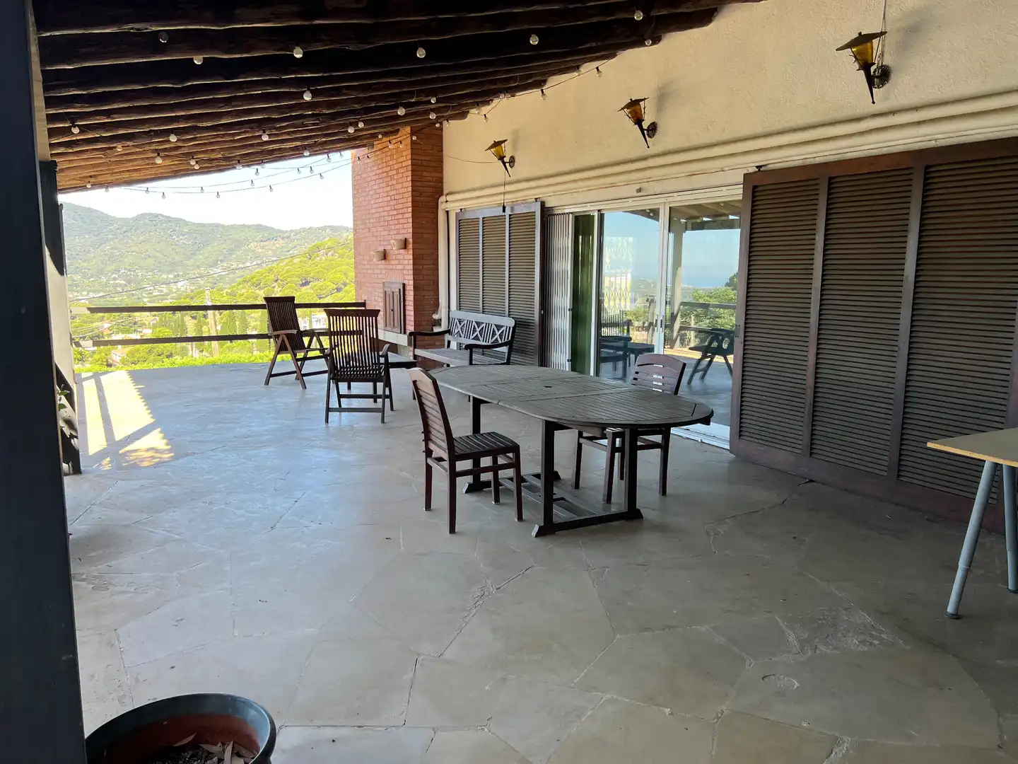 Terrassa de Casa o xalet en venda en Mataró amb Aire condicionat, Jardí privat i Terrassa