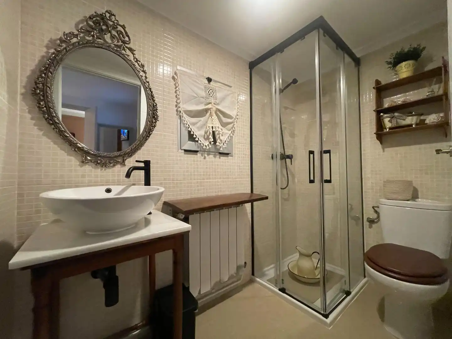Badezimmer von Haus oder Chalet zur Miete in Requena mit Heizung und Terrasse